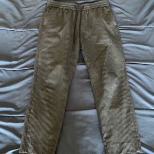 Topman Striped Straight Cut Pant